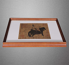 昌邑书画装裱配框服务案例